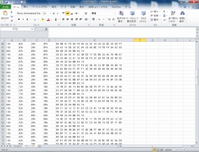 DCF39 PACKET CSV