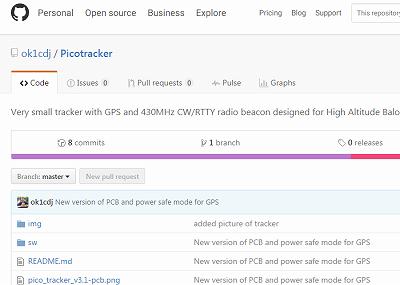 GitHub Picotracker