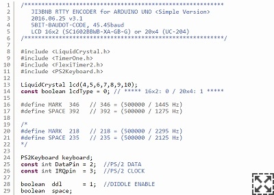 ARDUINO_UNOスケッチ