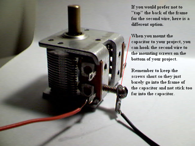 how to connect a variable capacitor 8